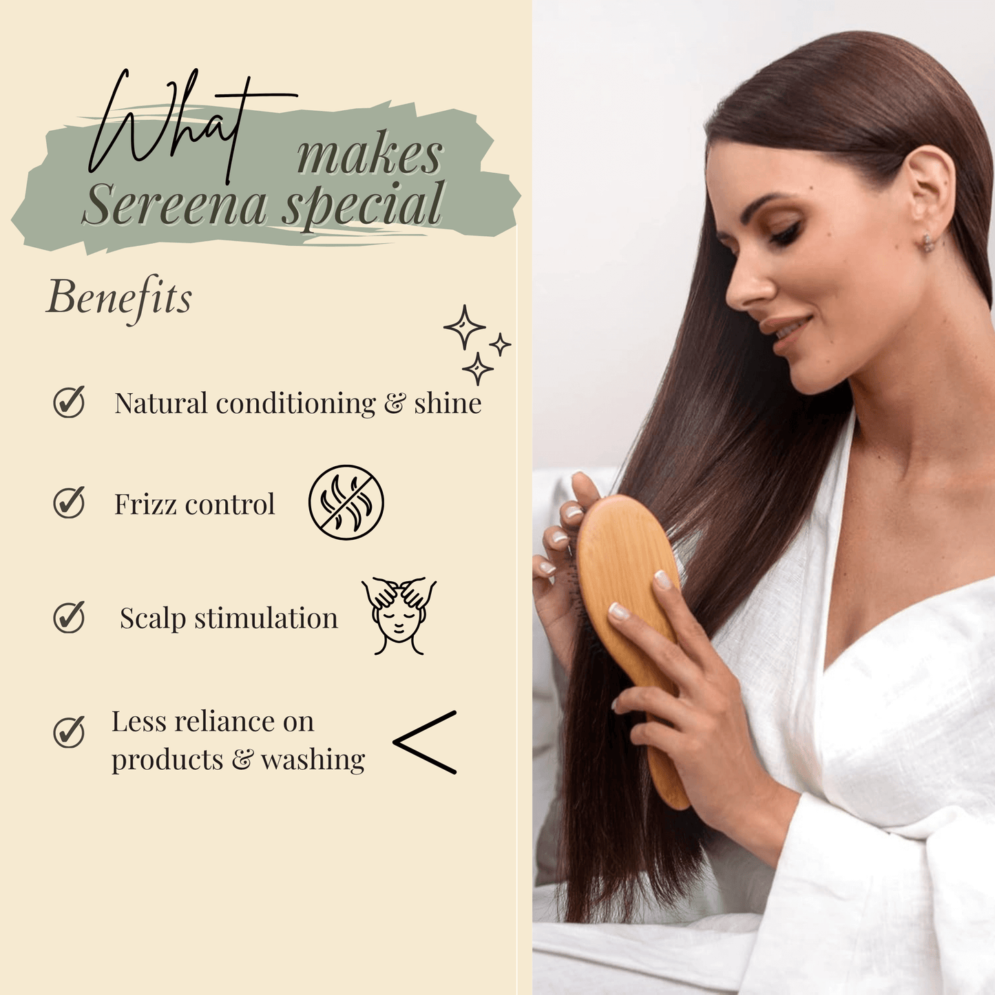 LuxeFlow™ Sereena Hair Brush
